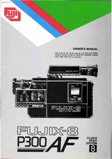 Fujifilm P 300 AF manual. Camera Instructions.